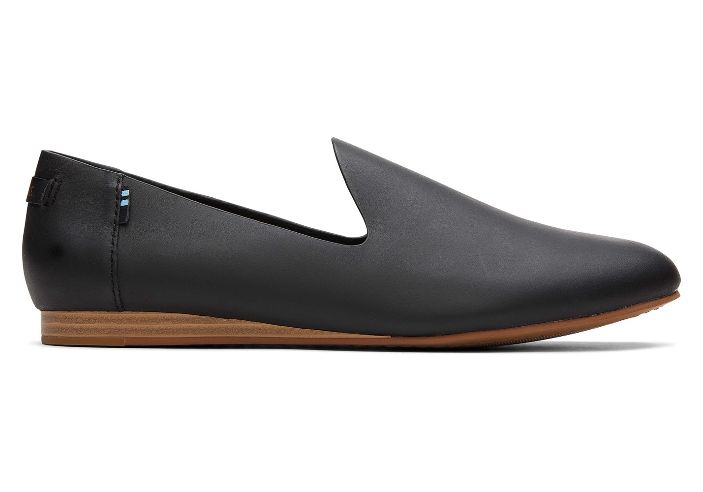 Toms Darcy Flat Black - Womens - 82609-HTUA